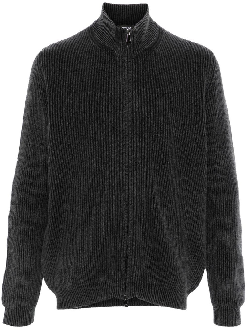 zip-up cardigan 1