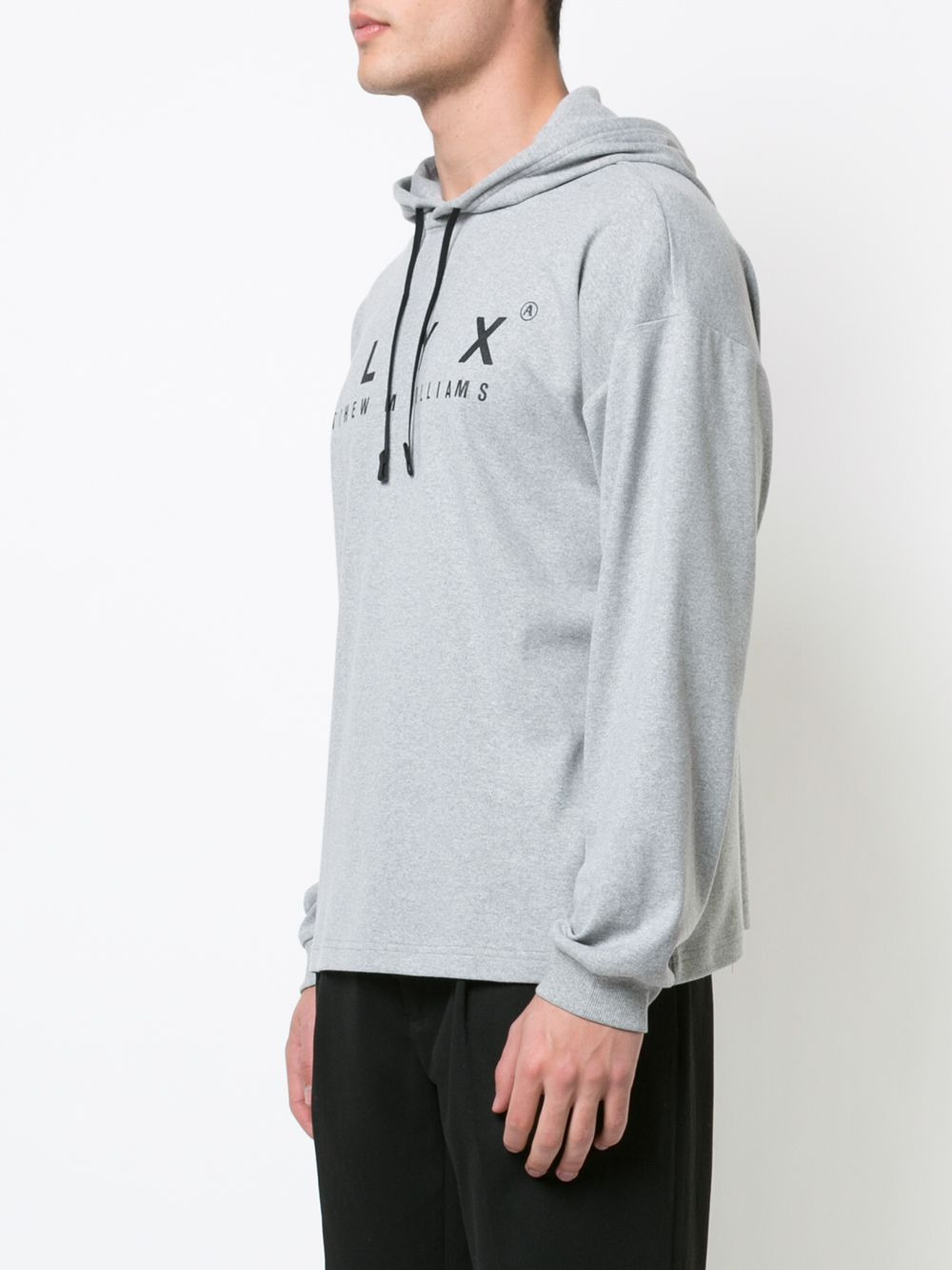 logo-print hoodie - 4