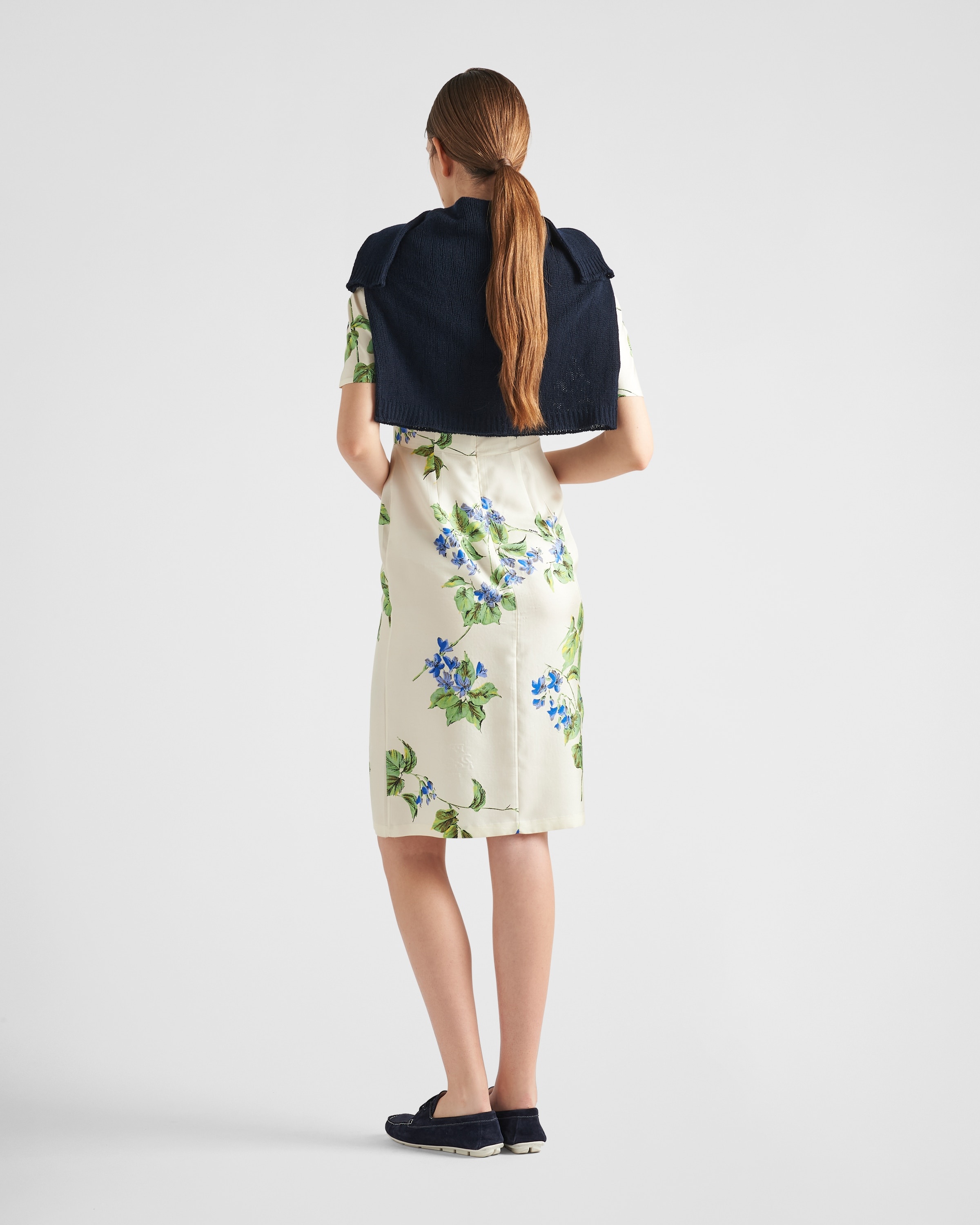 【プラダ・PRADA】Printed twill dress Prada Printed Twill Dress | italist