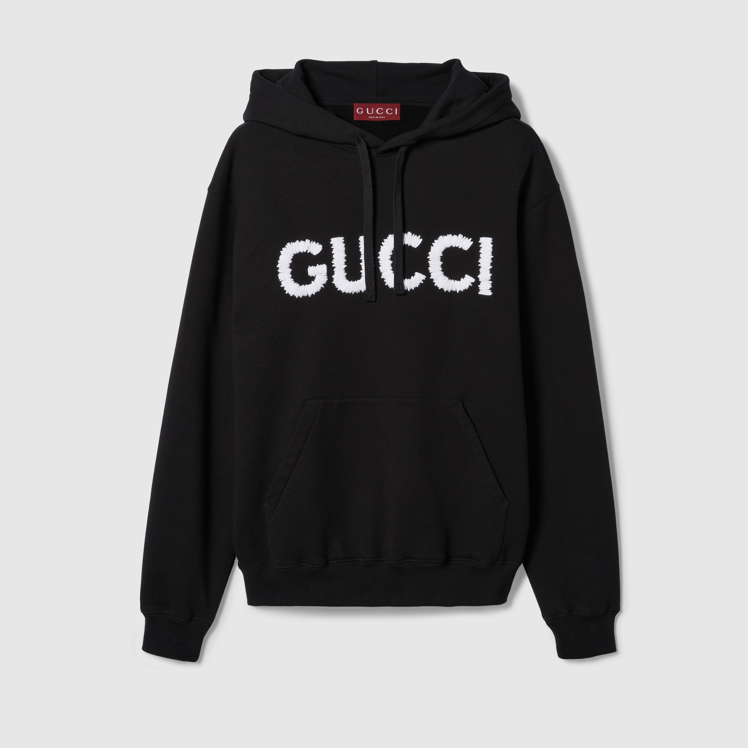 Embroidered cotton jersey sweatshirt - 1