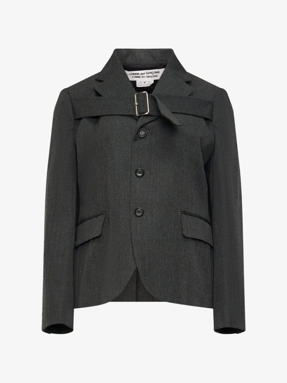 buckle-collar tailored blazer - 1
