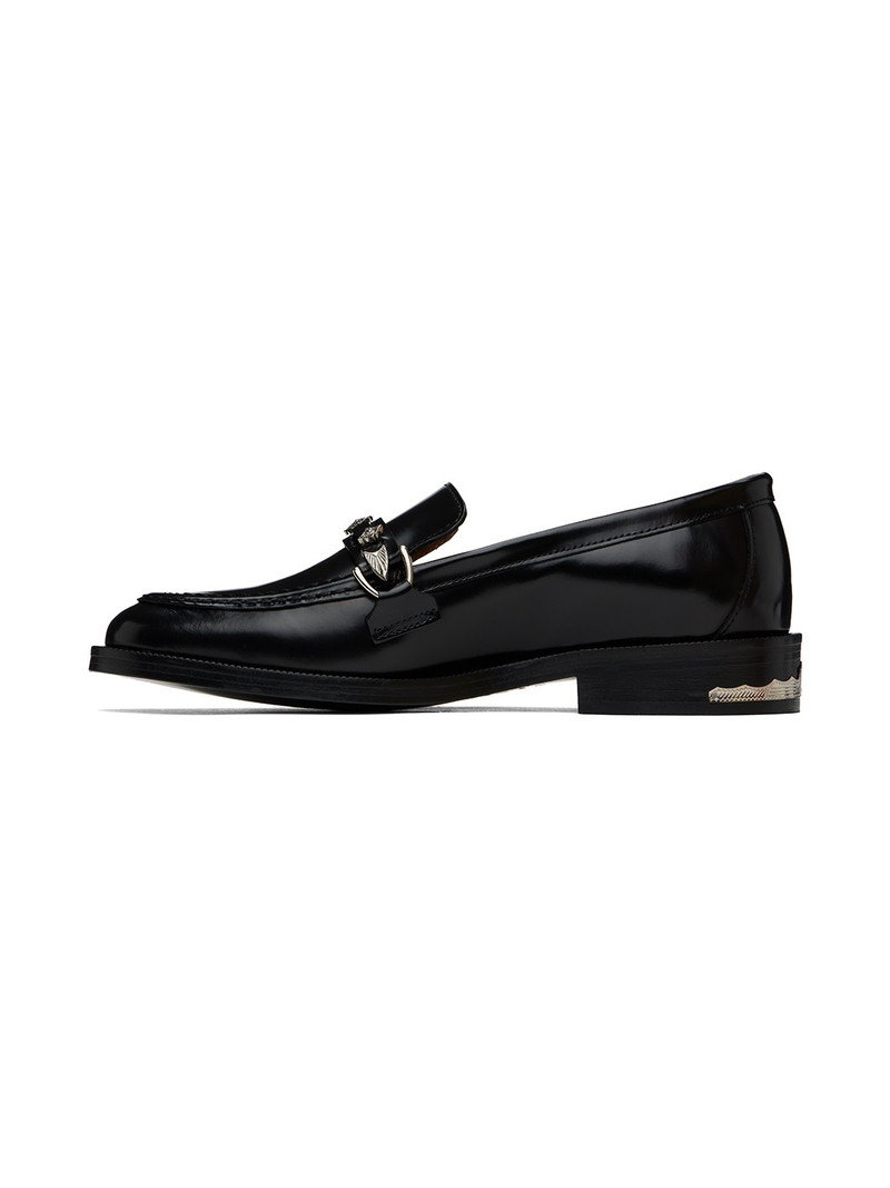 TOGA VIRILIS Black Polished Loafers outlook