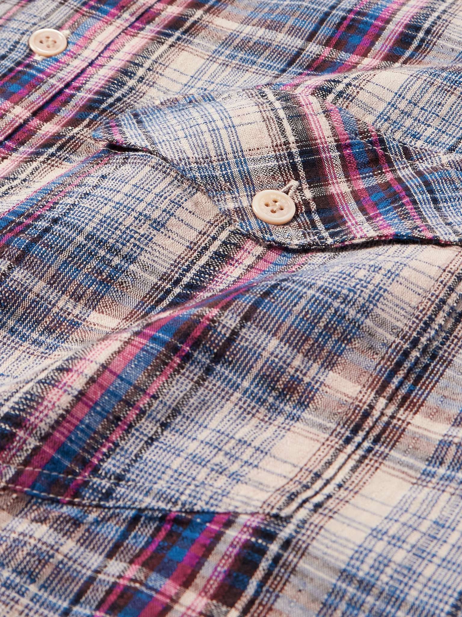 Lydian Checked Cotton and Linen-Blend Shirt - 4