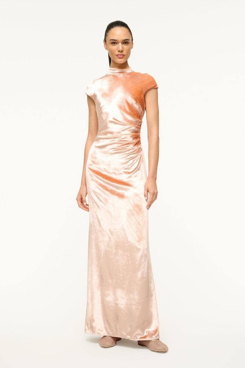 STAUD STAUD TINA DRESS ASH ROSE outlook