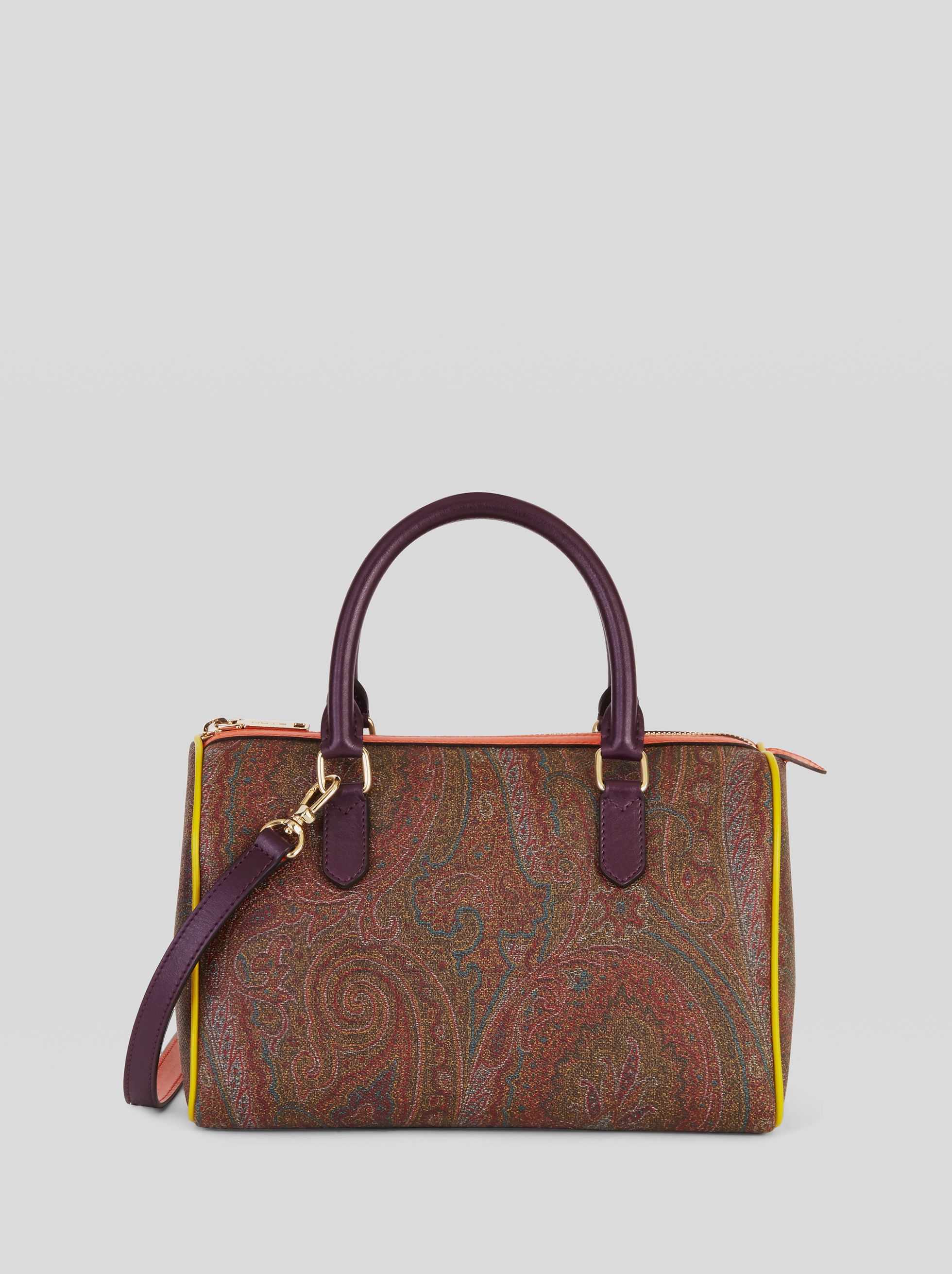 PAISLEY BOWLING BAG WITH MULTI-COLOUR INSERTS - 1