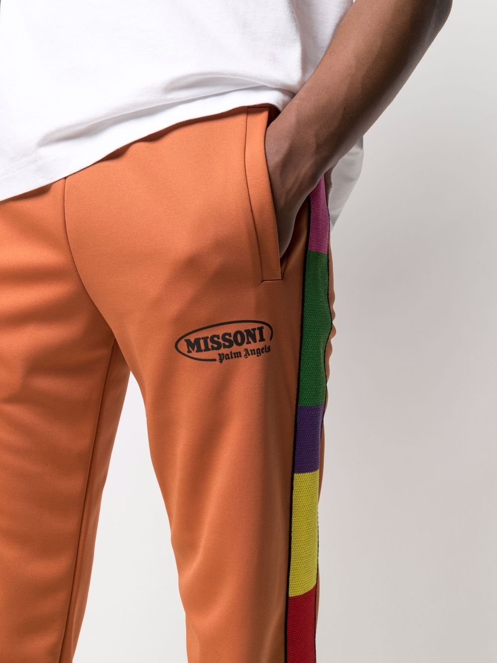 x Missoni colour block stripe track pants - 6