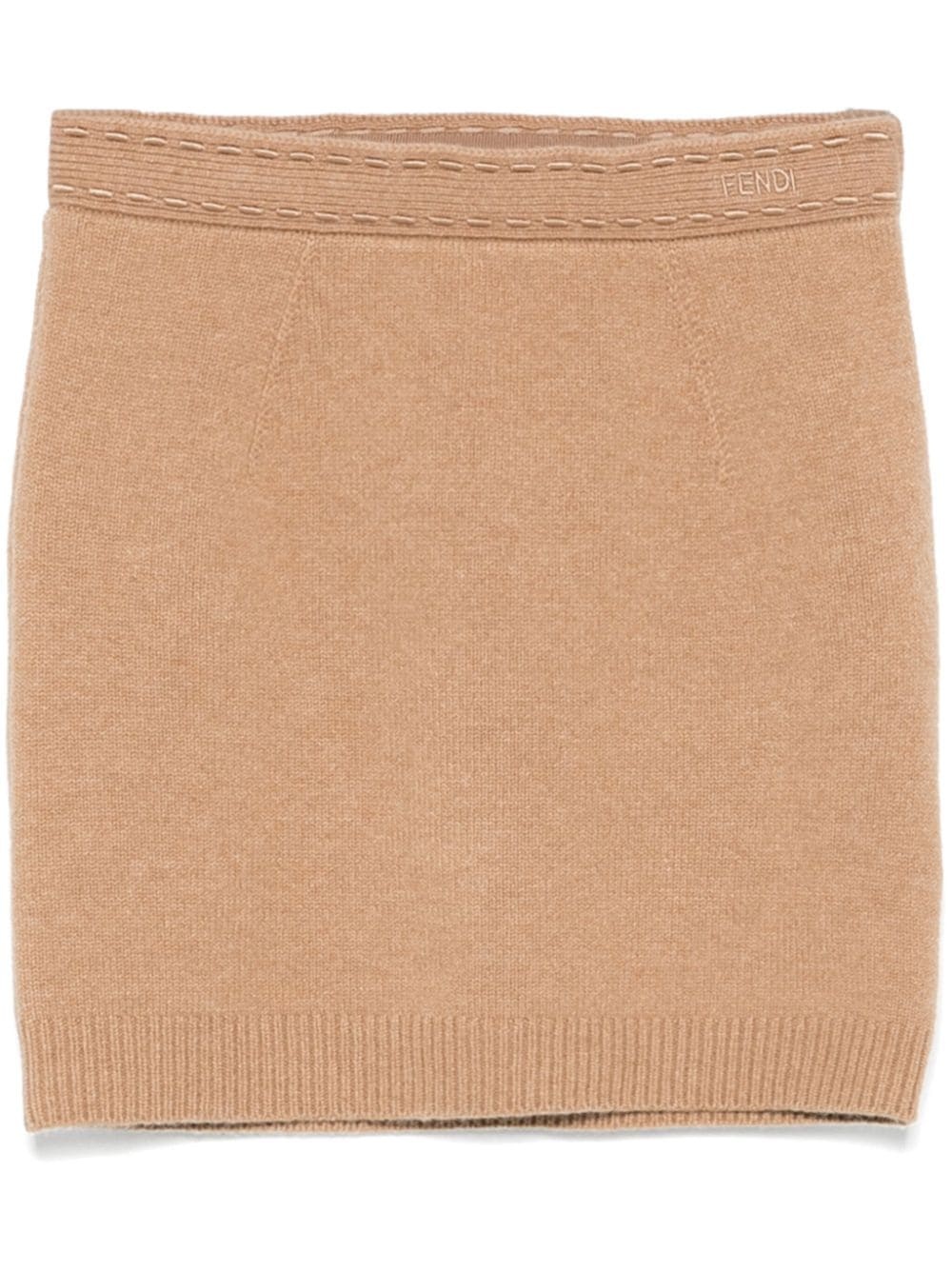 knitted mini skirt - 1