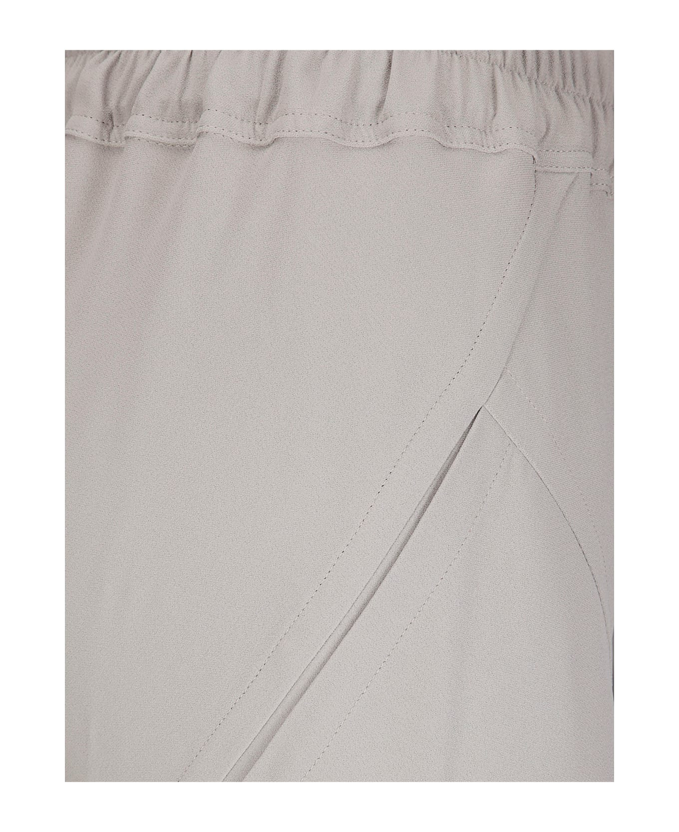 Drawnstring Bias Trousers - 3