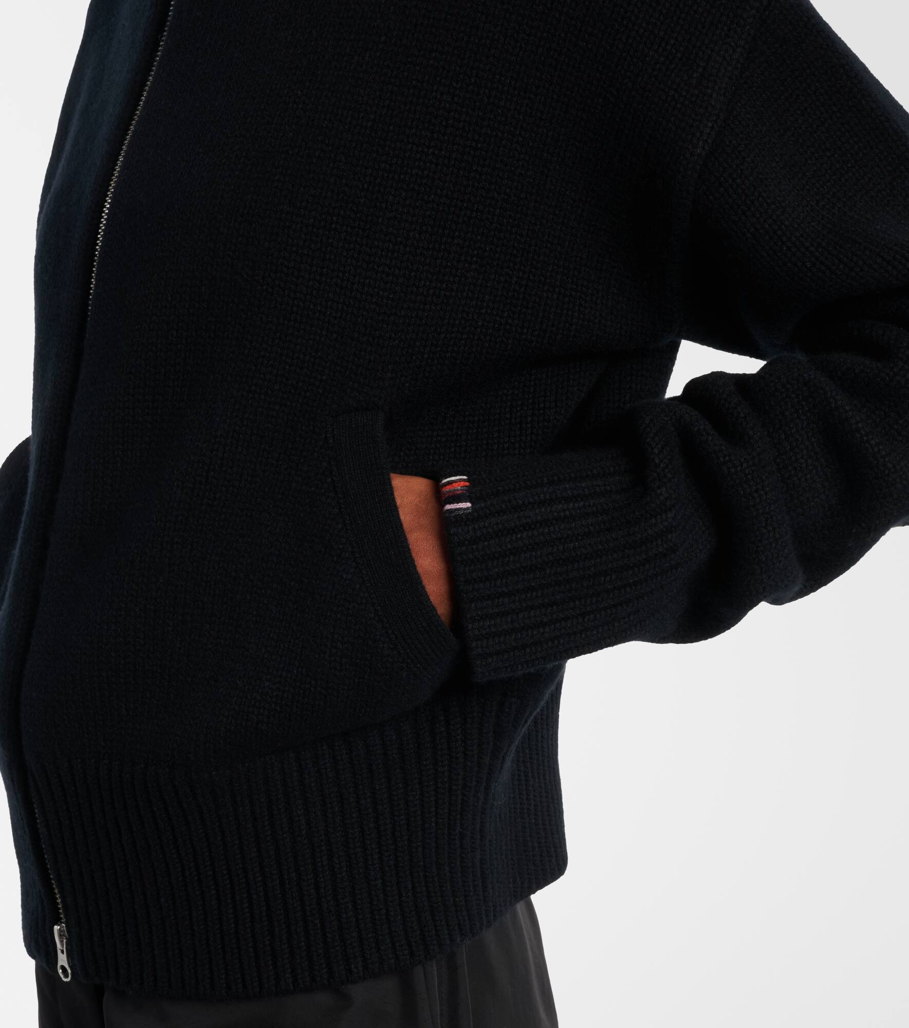 N°438 Xtra Fab cashmere zip-up sweater - 5