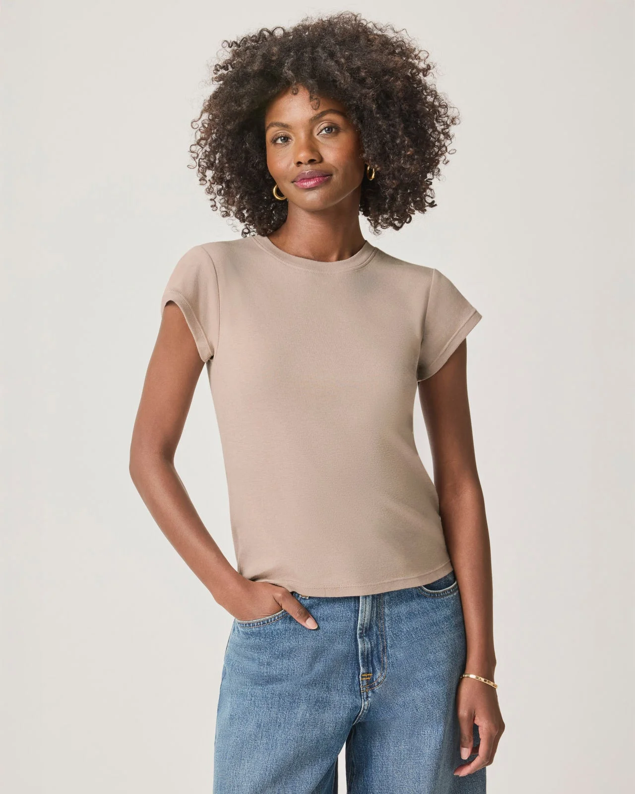 Faye Crewneck Tee - 1