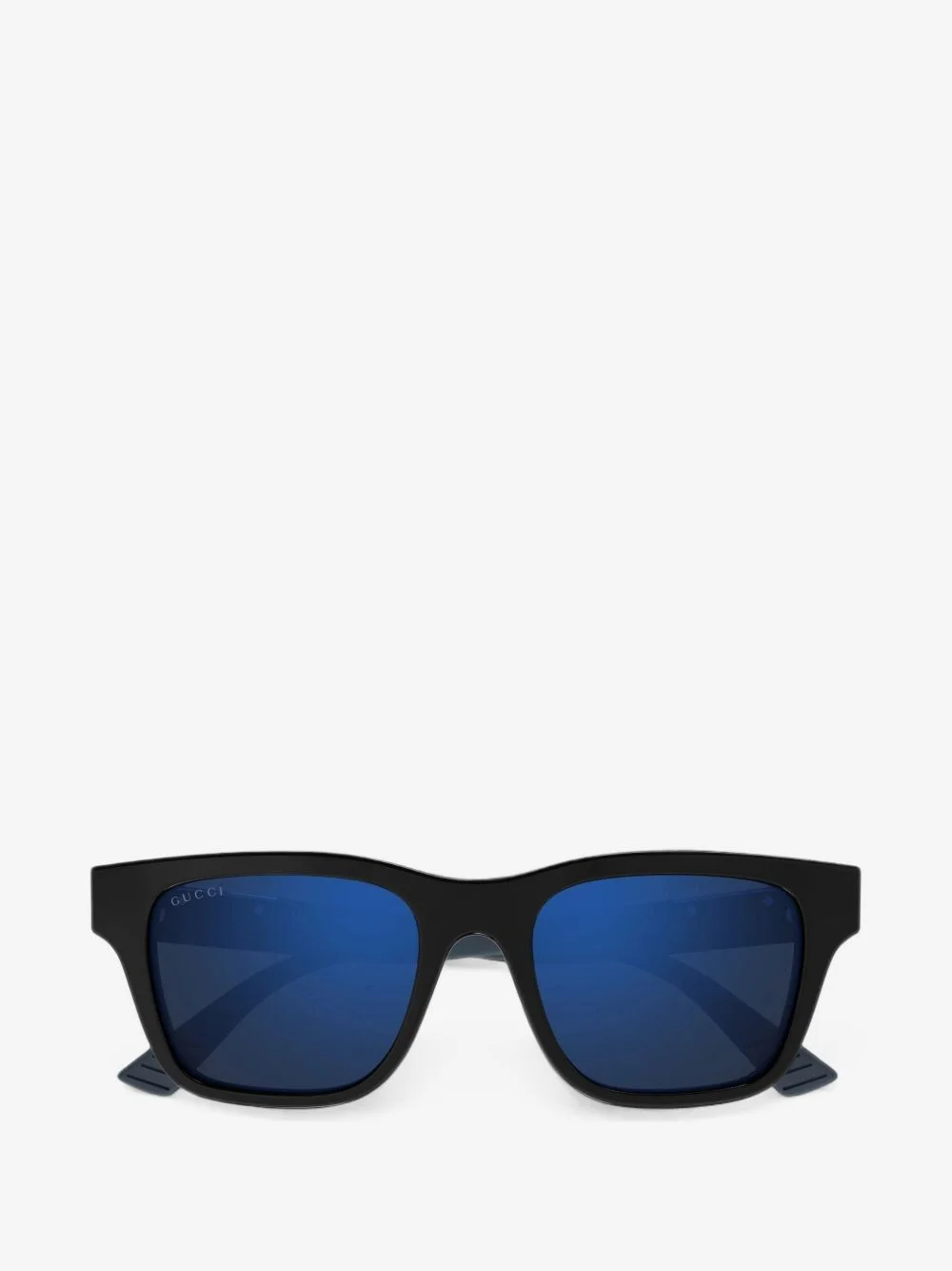 logo-plaque square-frame sunglasses - 1