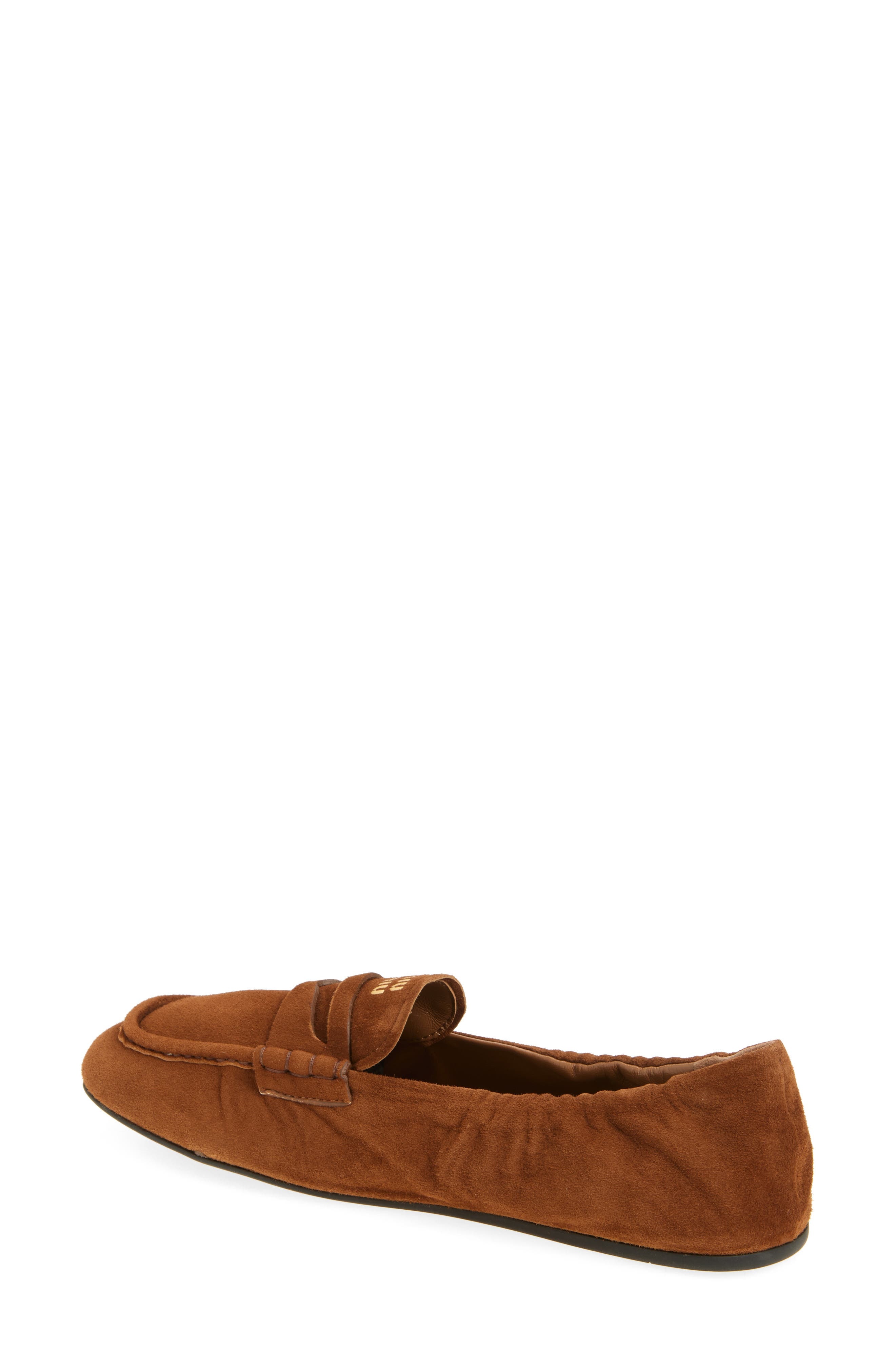 Miu Miu Convertible Penny Loafer in Rovere at Nordstrom - 2