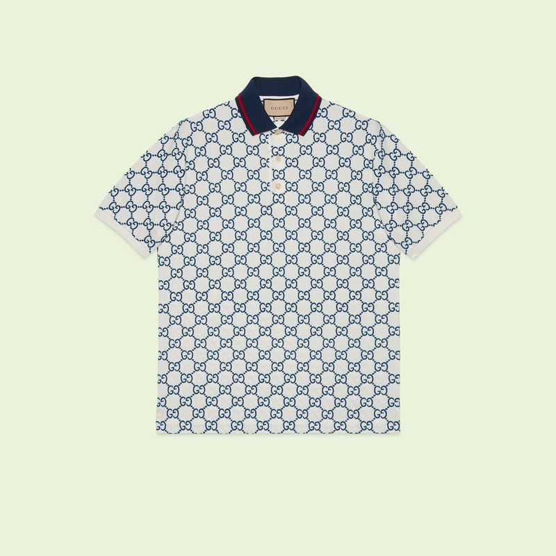GG stretch cotton polo - 1