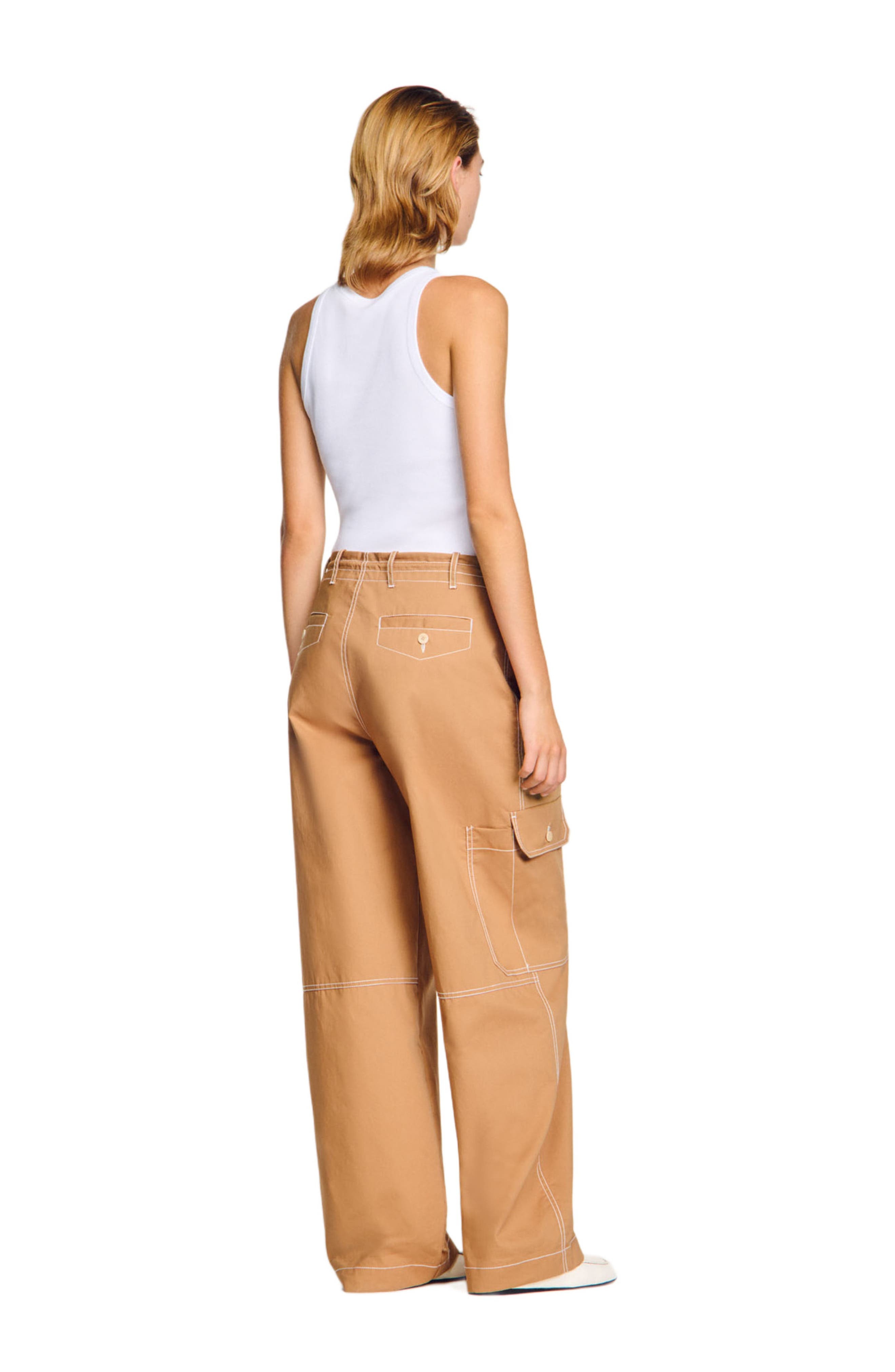 SANDRO Cargo trousers in Camel at Nordstrom - 2
