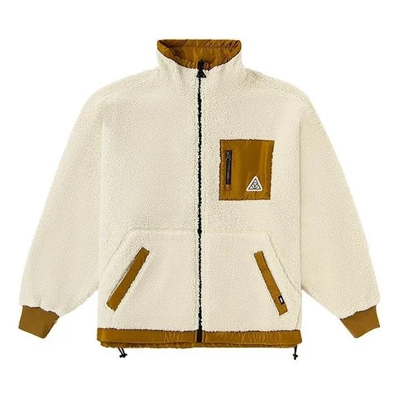 Vans Faux Sherpa Jacket Reversible Coat 'Brown Beige' VN0A4UTM1M7 - 1