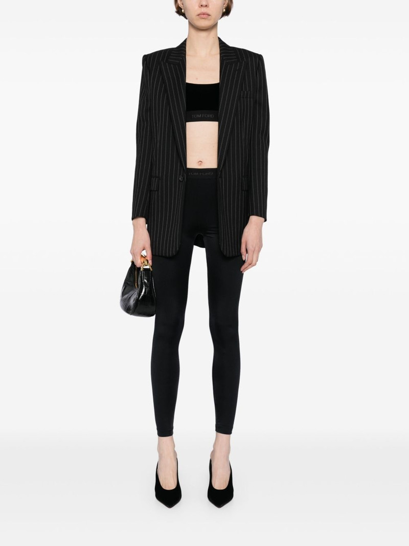 TOM FORD logo waistband leggings outlook