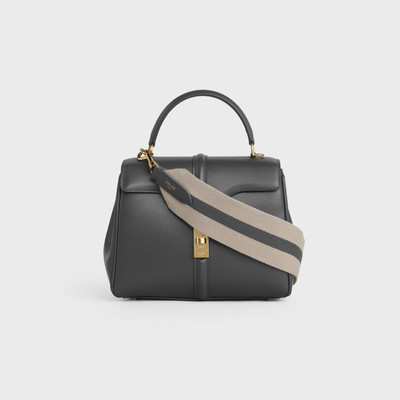 CELINE Long Strap in textile and calfskin outlook