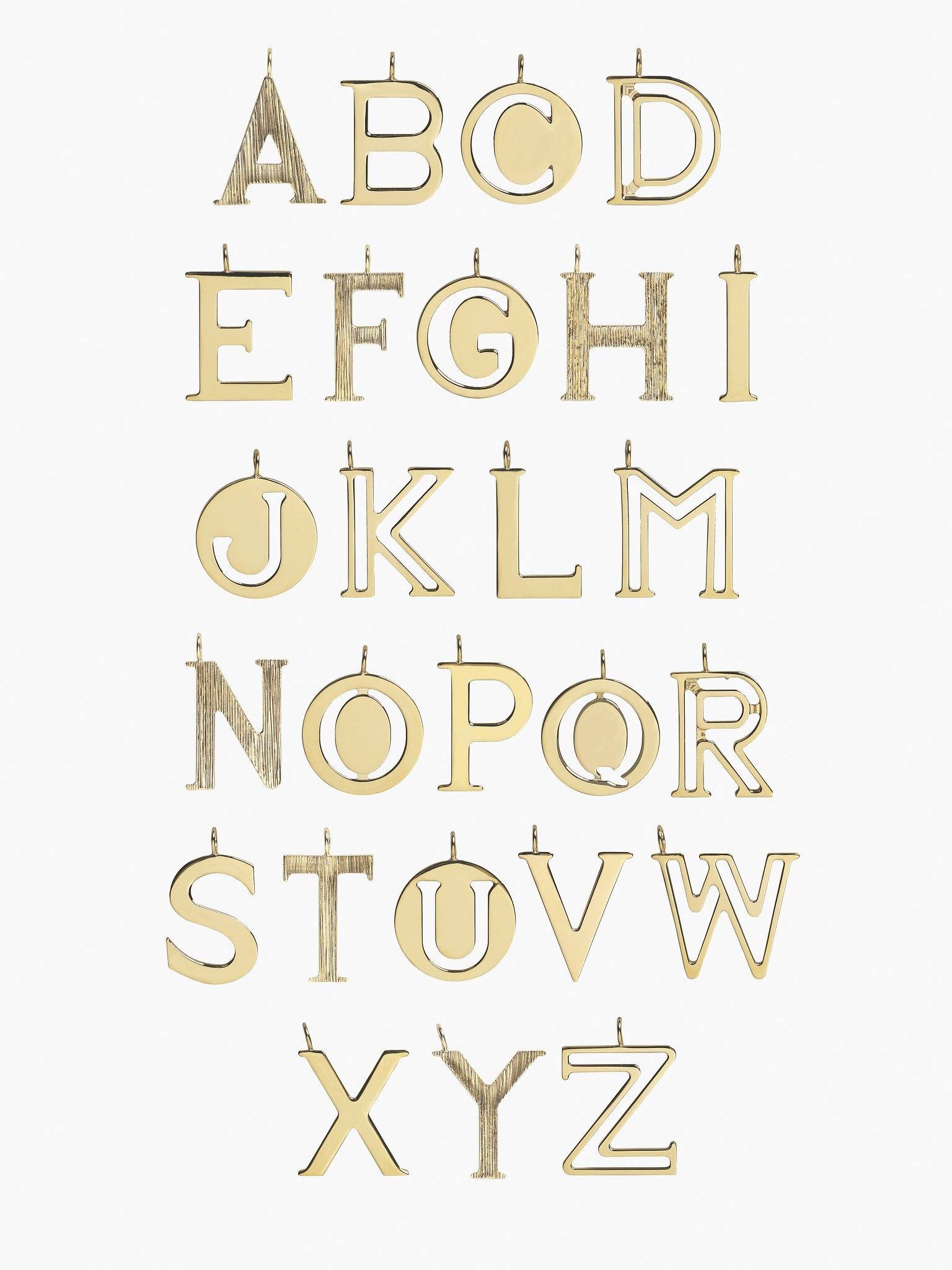 B - ALPHABET KEY RING - 3
