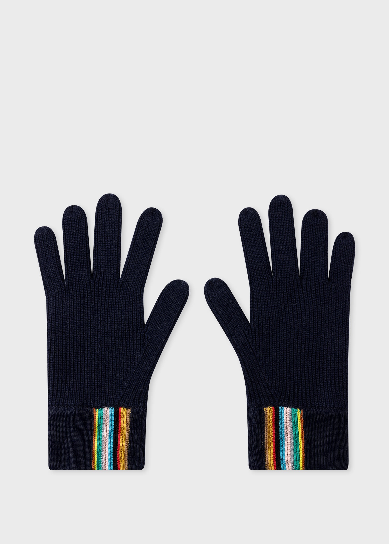 Merino Wool 'Signature Stripe' Trim Hat, Scarf & Gloves Gift Set - 6