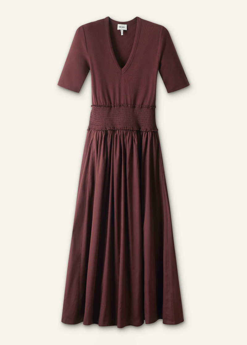 Mixed Media Maxi Dress - 1