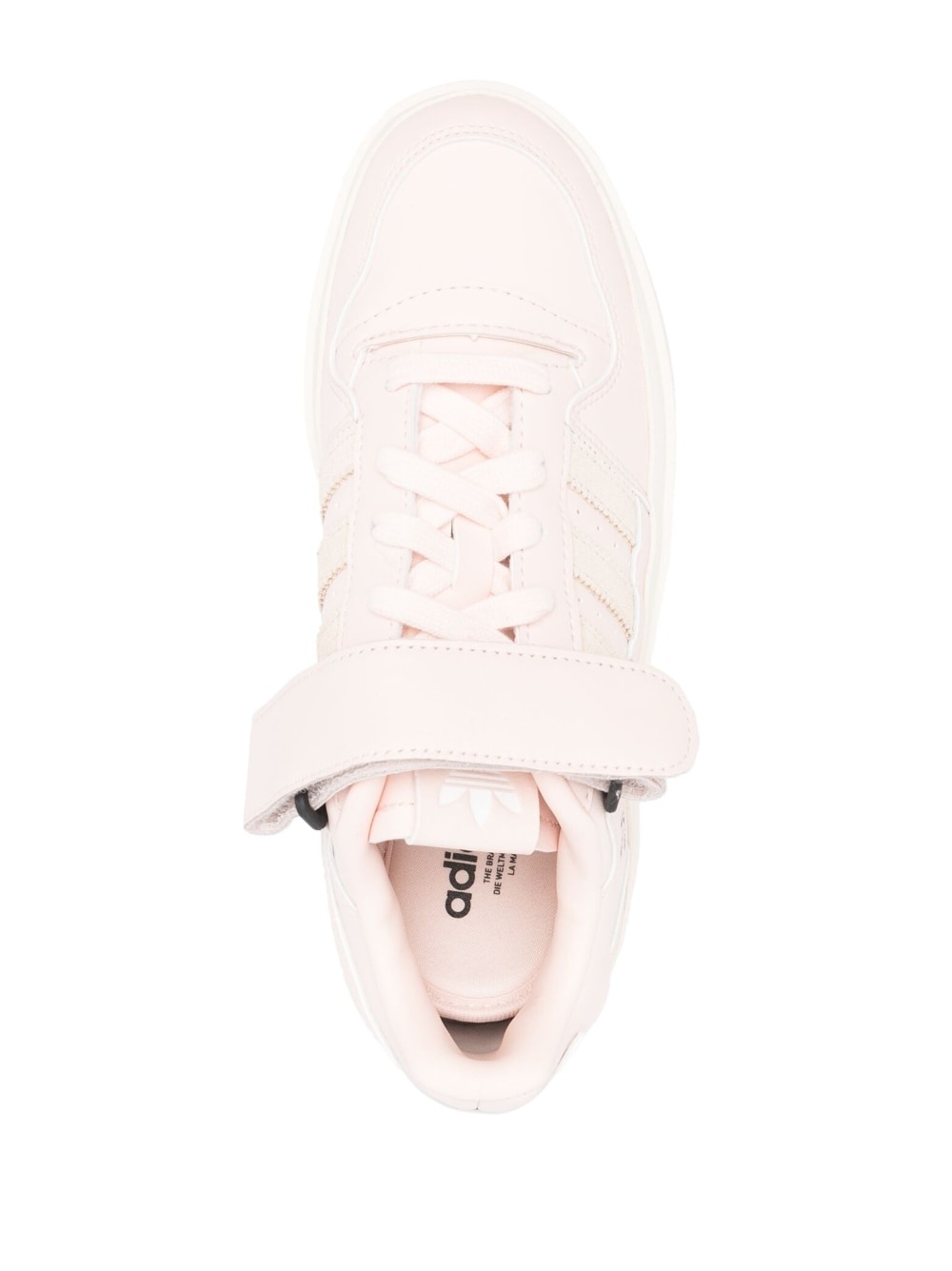 touch-strap low-top sneakers - 4