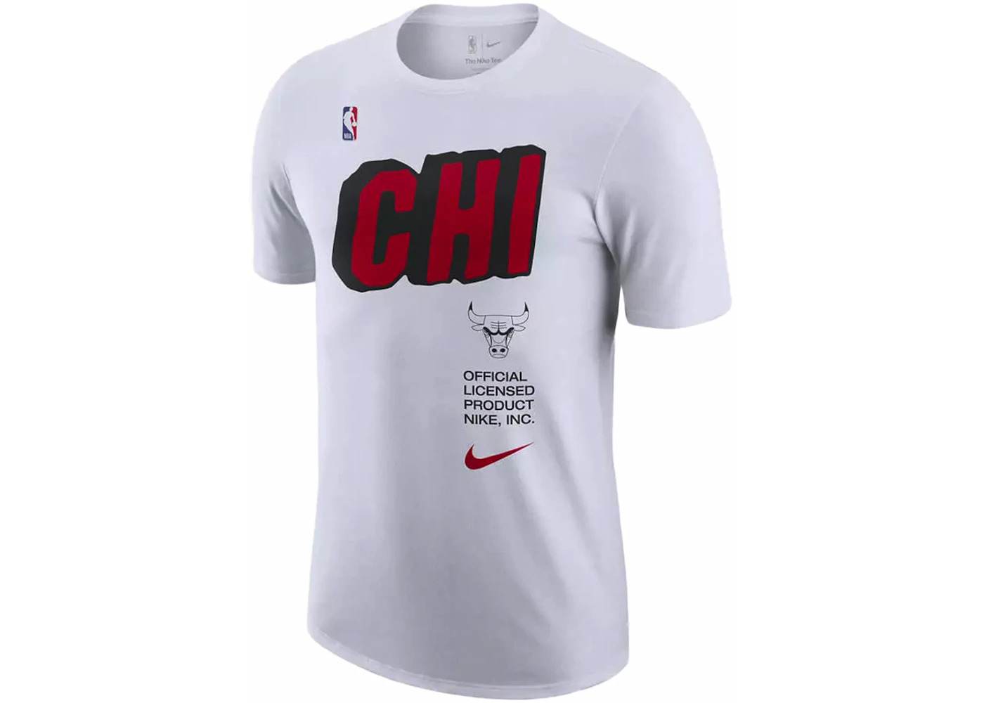 Nike NBA Chicago Bulls T-shirt White - 1