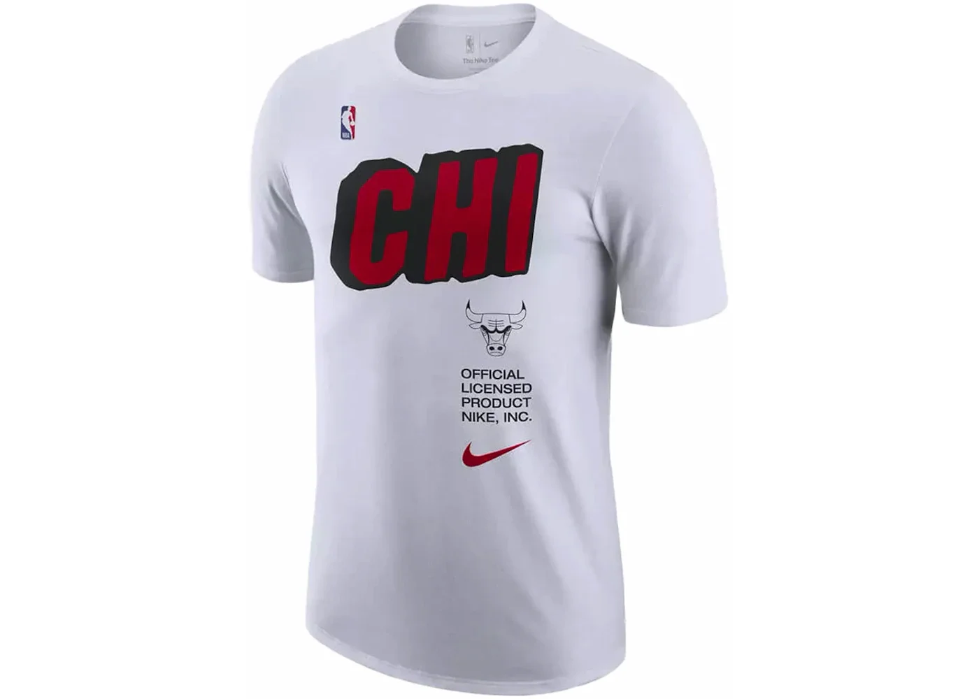 Nike NBA Chicago Bulls T-shirt White - 1