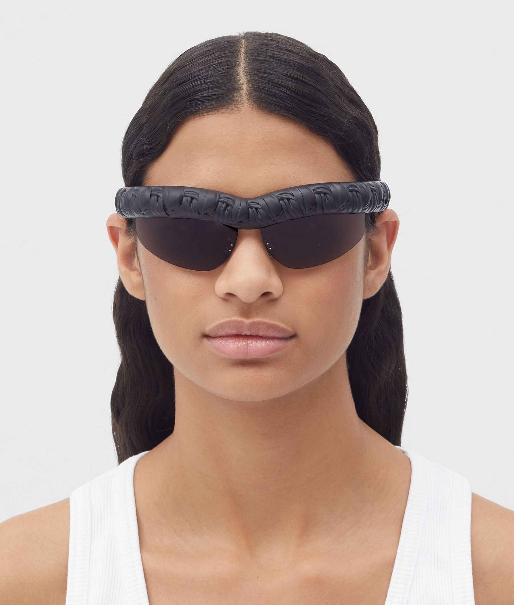 Pleat Wraparound Sunglasses - 6