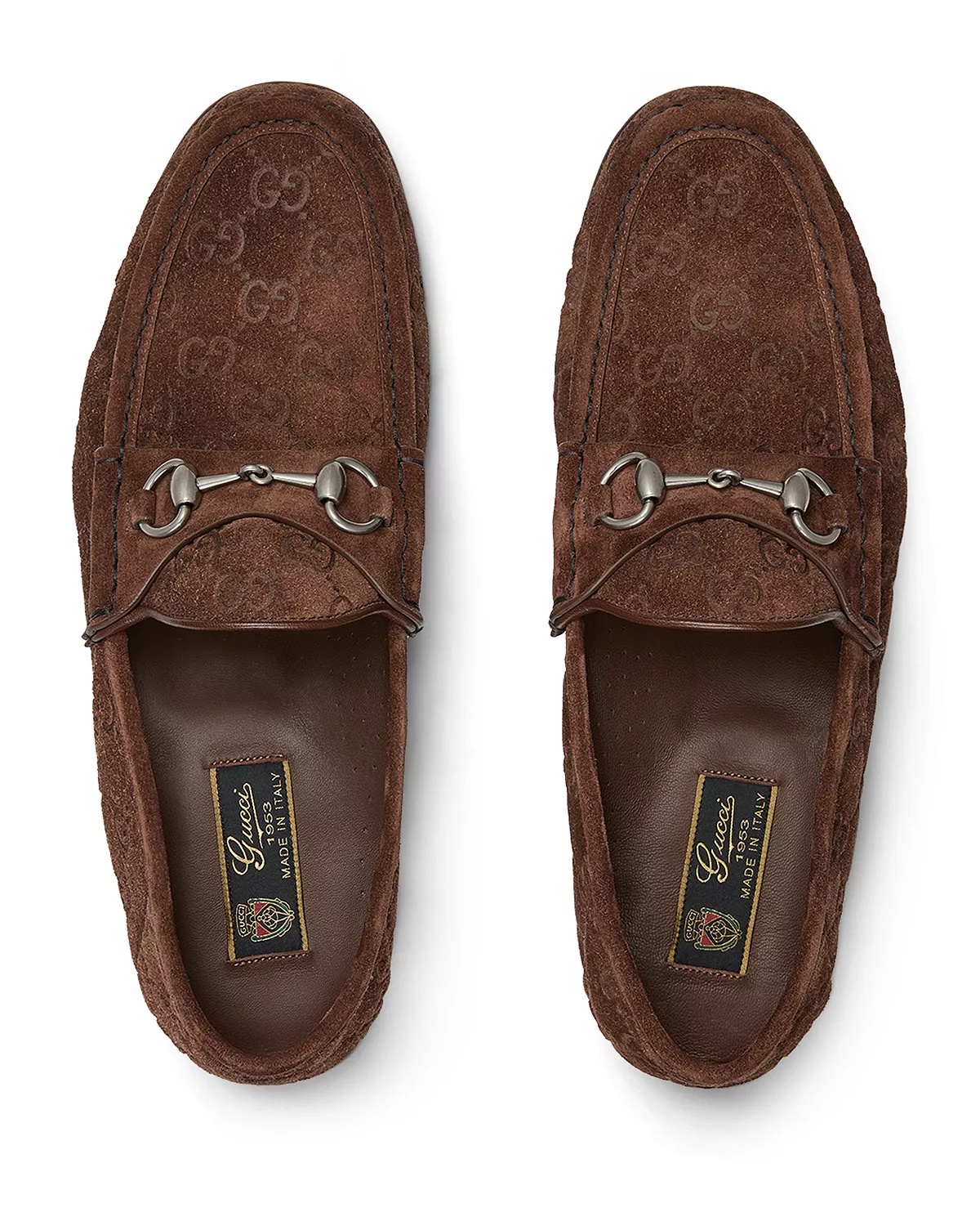 Men's Luxury Suede GG Horsebit Loafers - 2