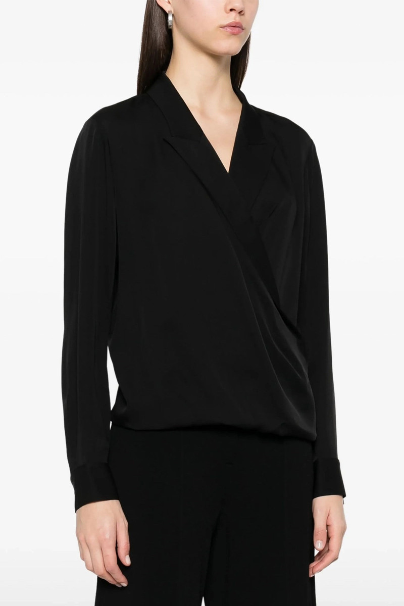 Theory 'PK Label Wrap' blouse outlook