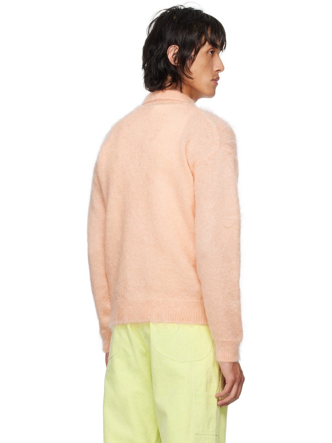 Pink Super Kid Mohair Polo - 3