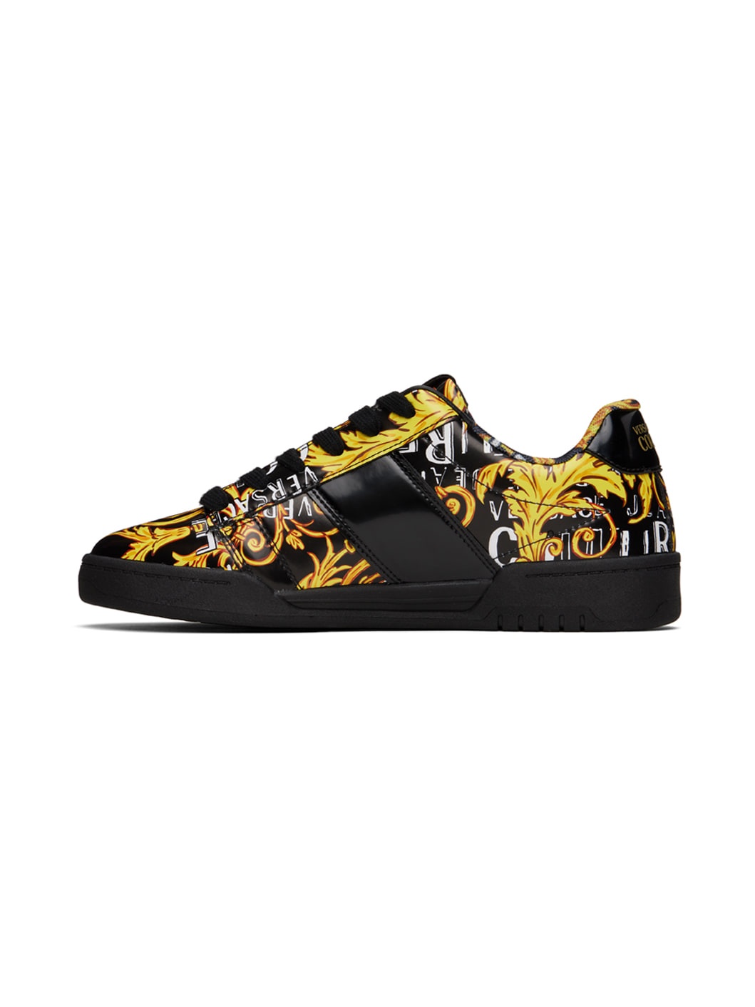 Black & Gold Brooklyn Sneakers - 3