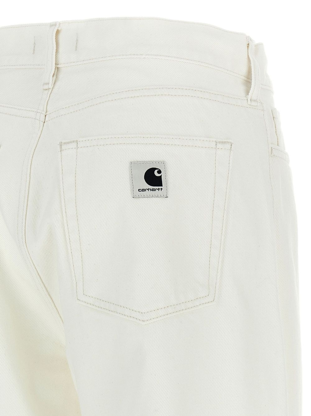 logo-patch cotton jeans - 3