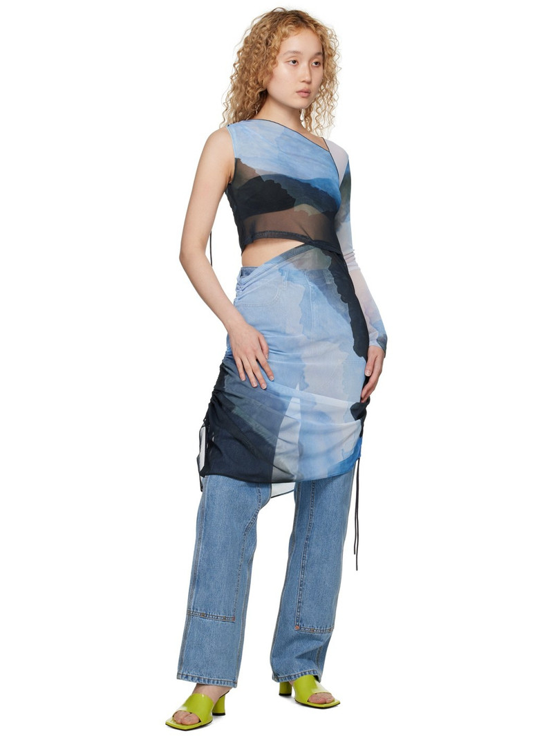 Andersson Bell SSENSE Exclusive Blue Jade Carpenter Jeans outlook