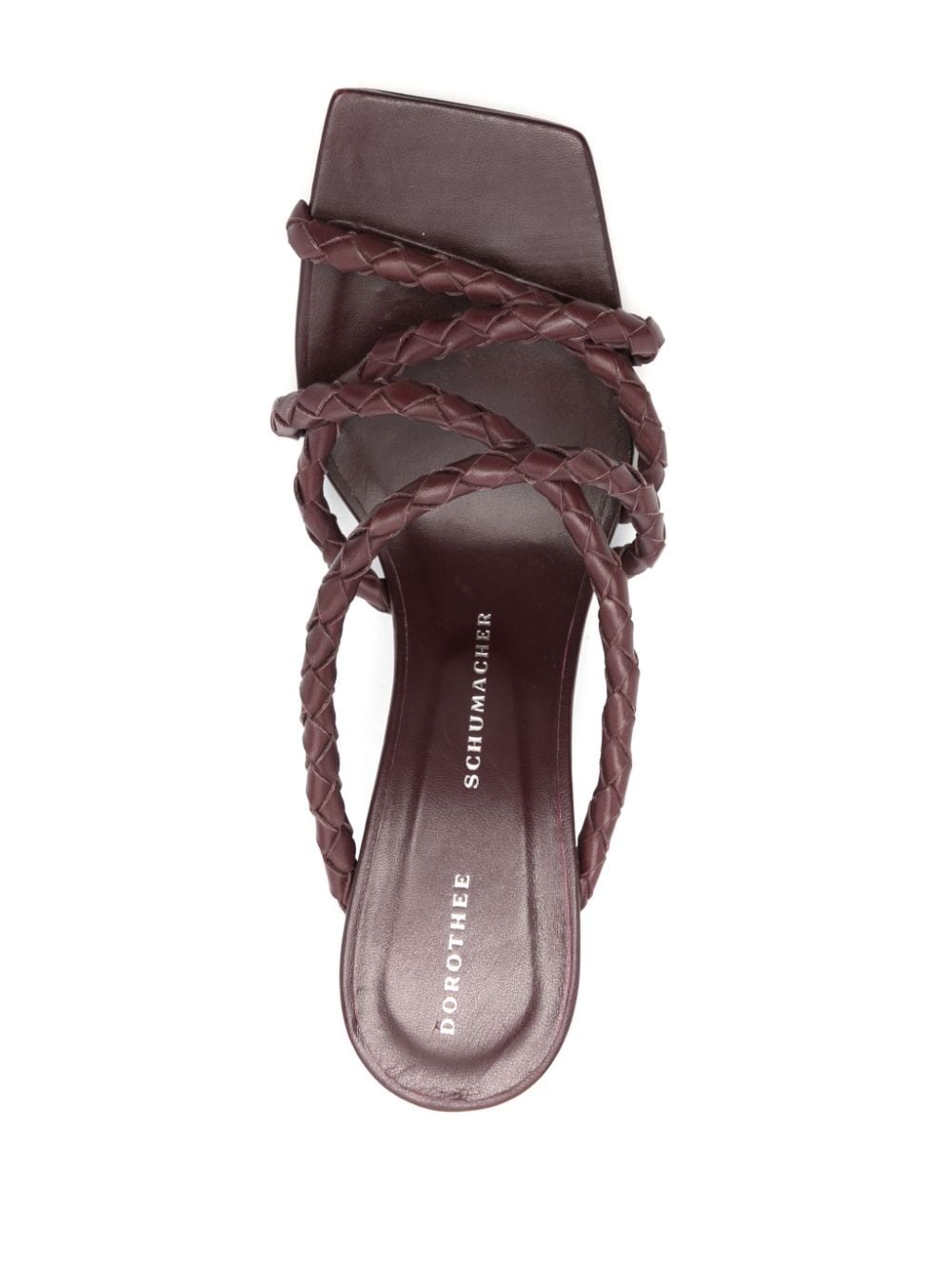 Woven Elegance leather sandals - 4