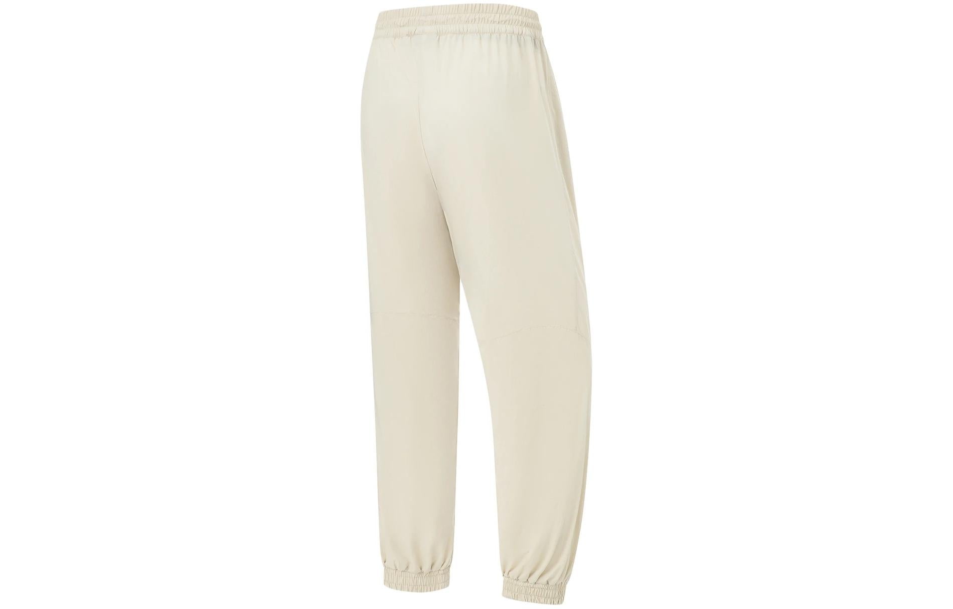 (WMNS) Li-Ning Training Quick-Drying Jogger Pants 'Beige' AYKT500-1 - 2