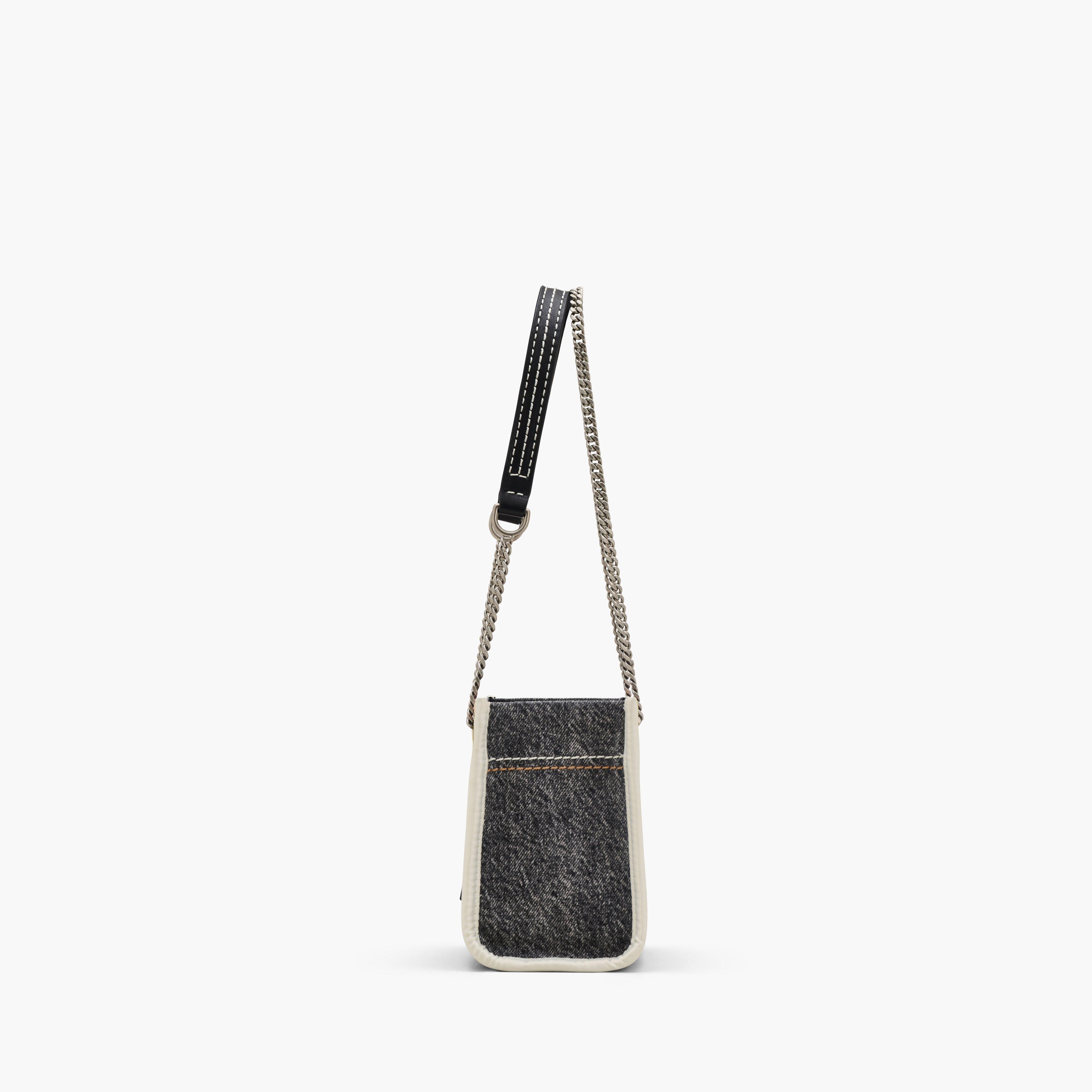 THE DENIM CHAIN CROSSBODY TOTE BAG - 5