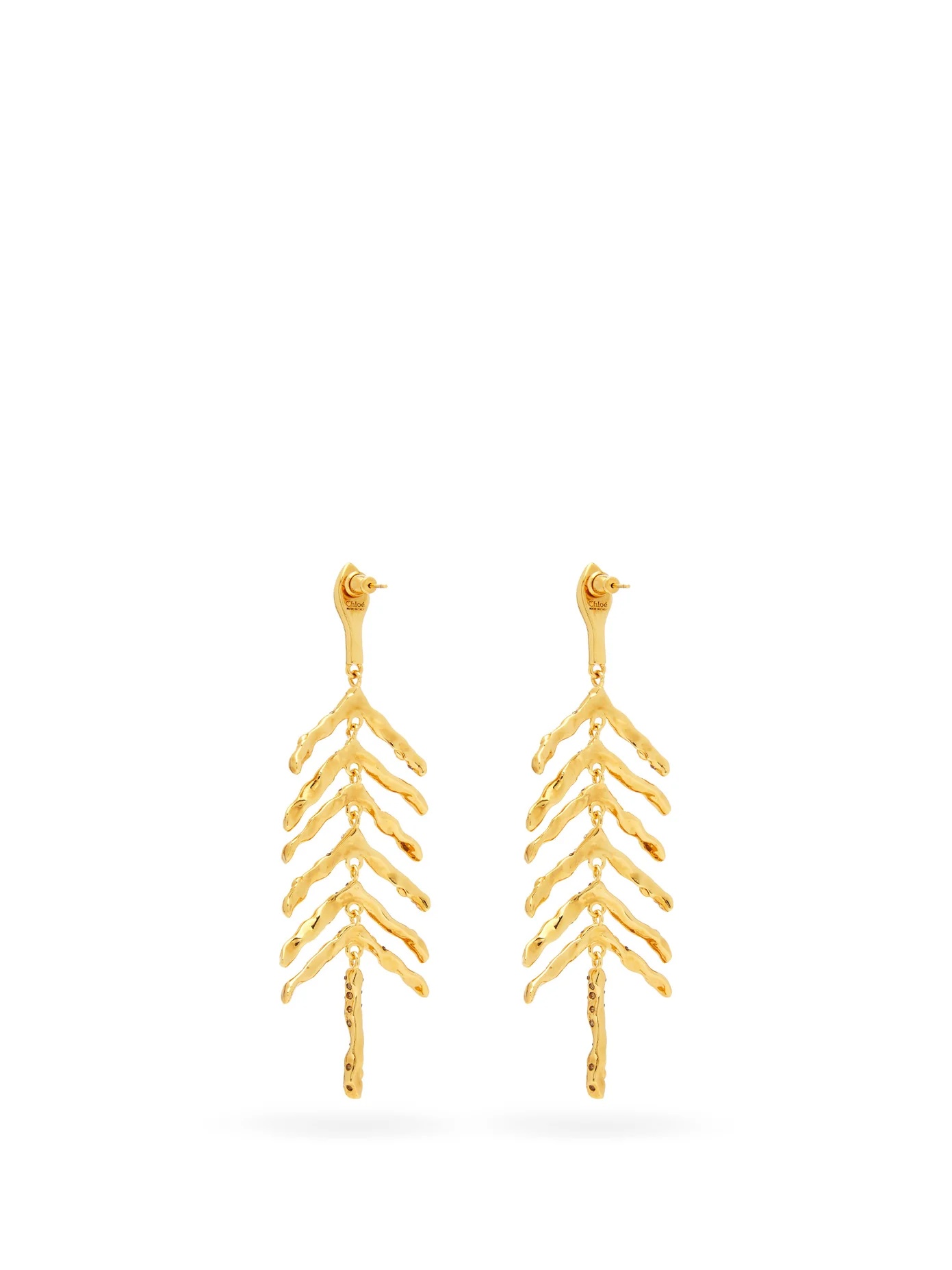 Connie coral-branch earrings - 3