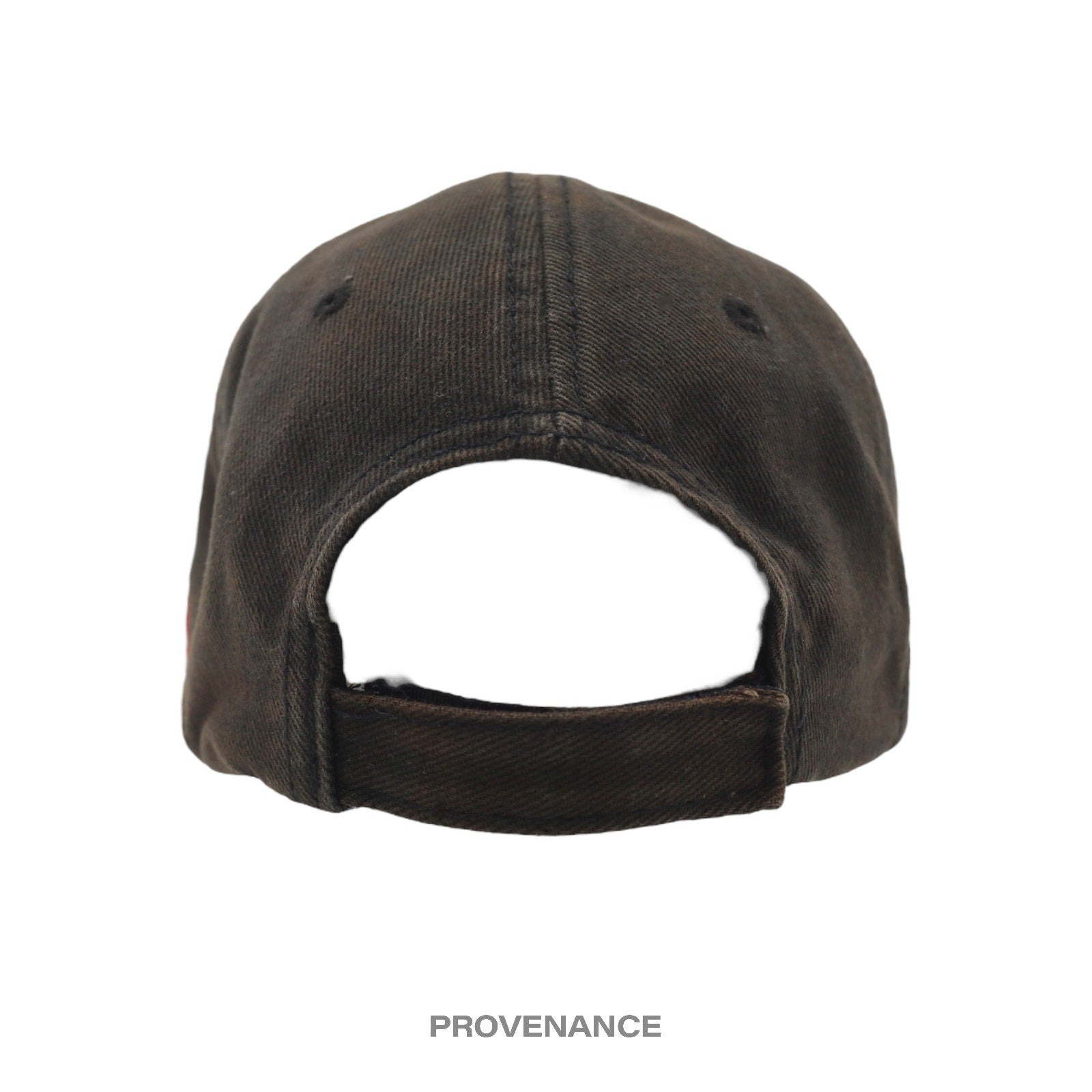 Balenciaga BB Europe Embroidered Cap - Washed Black - 6