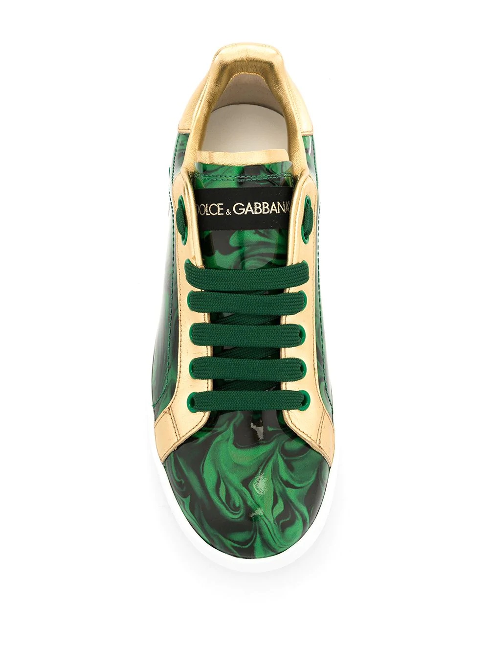 Portofino printed logo sneakers - 4