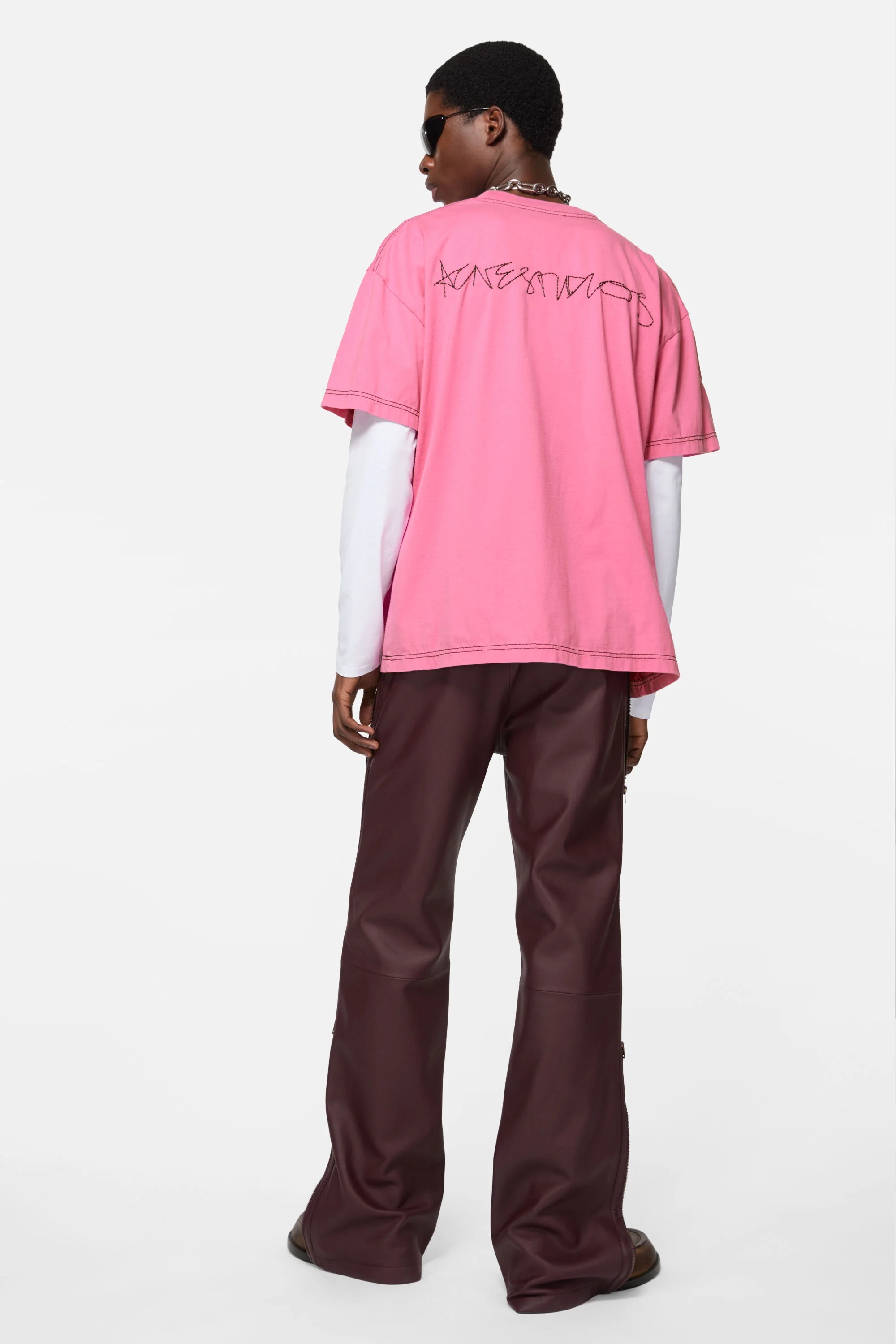 Logo t-shirt - Pink - 3