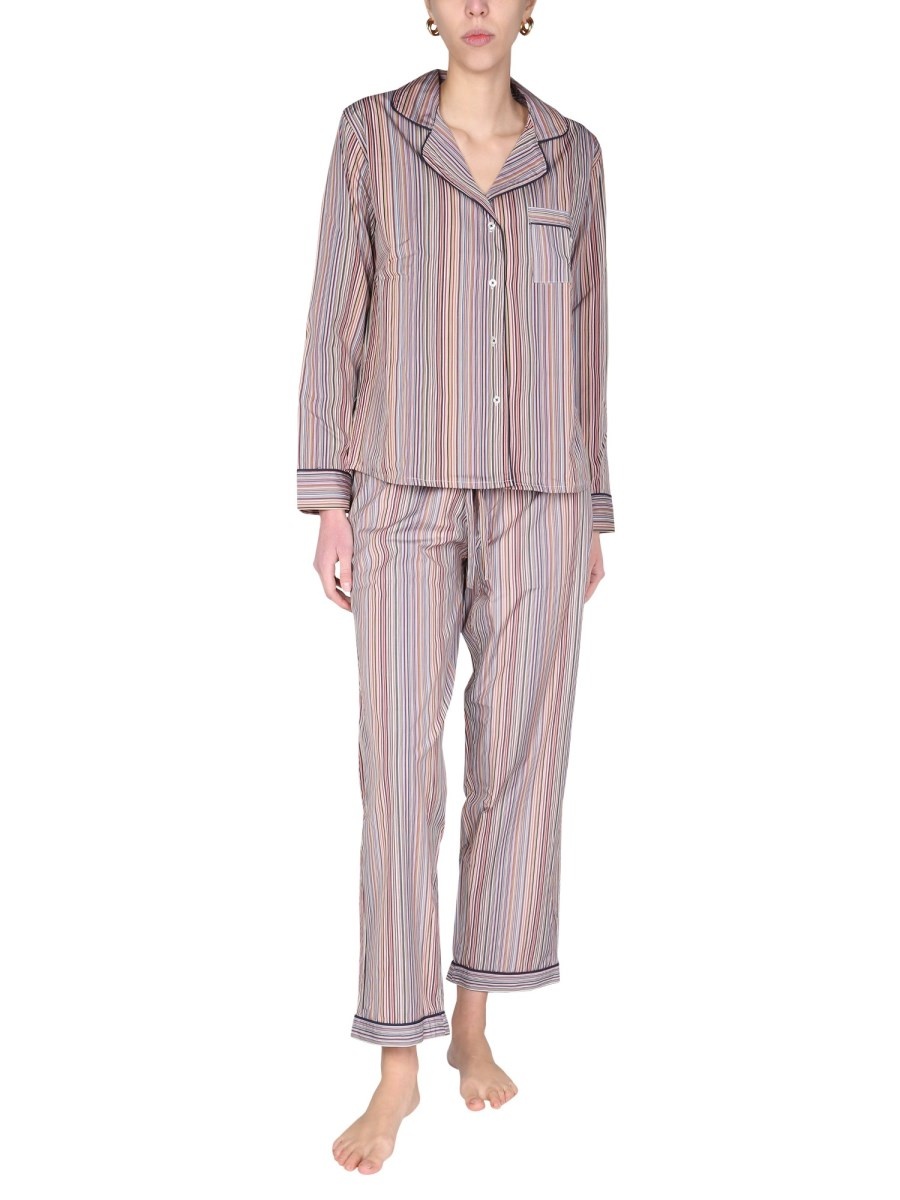 STRIPED PATTERN PAJAMA SET - 2