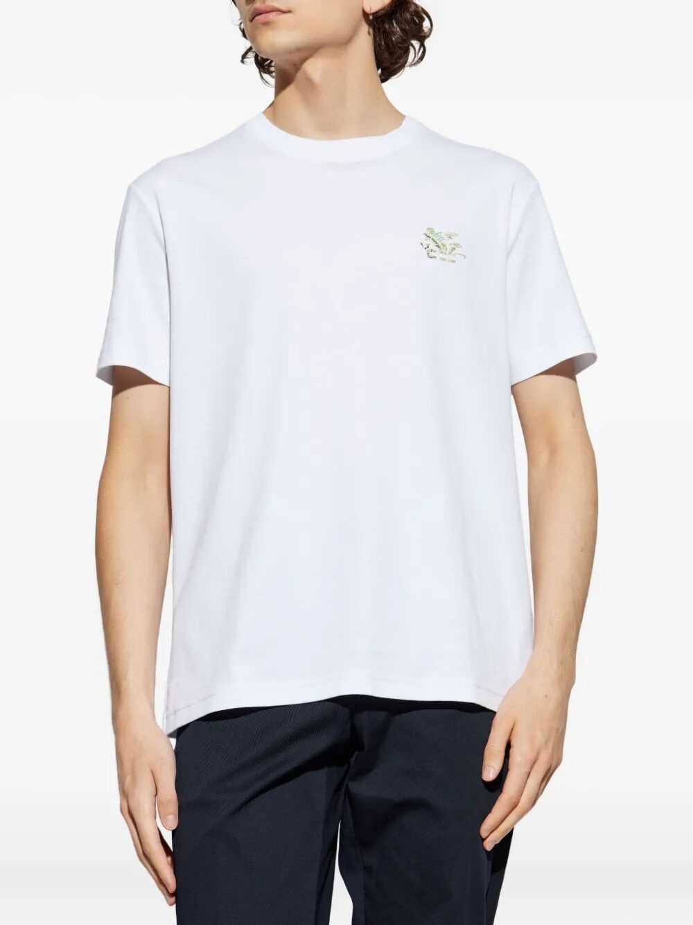 Pegaso Embroidery Cotton T-Shirt - 3
