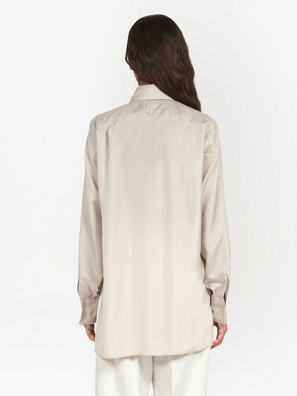 technical satin shirt - 4