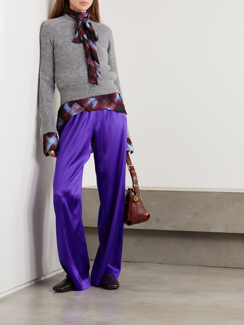 Dries Van Noten Alpaca-blend sweater Gray outlook