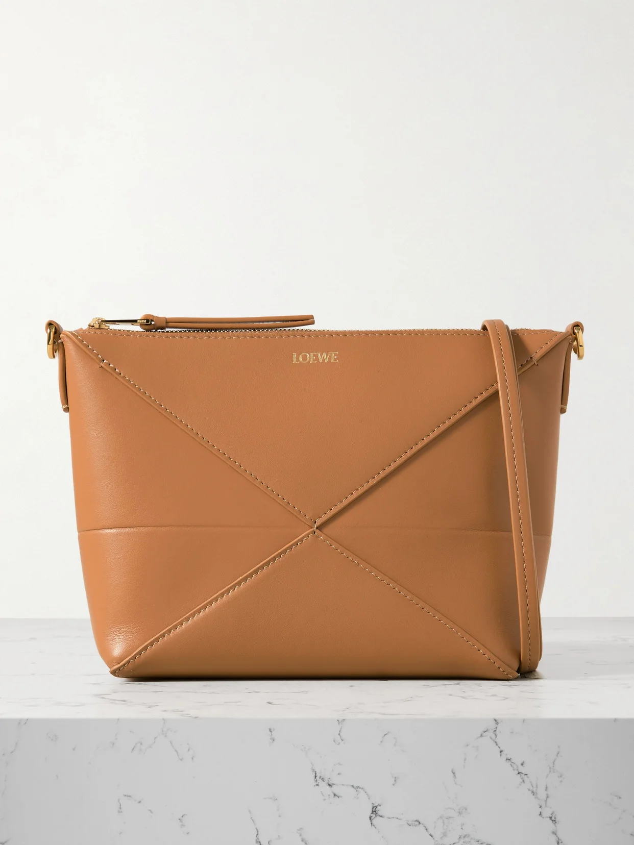 Puzzle Fold Leather Clutch - 1