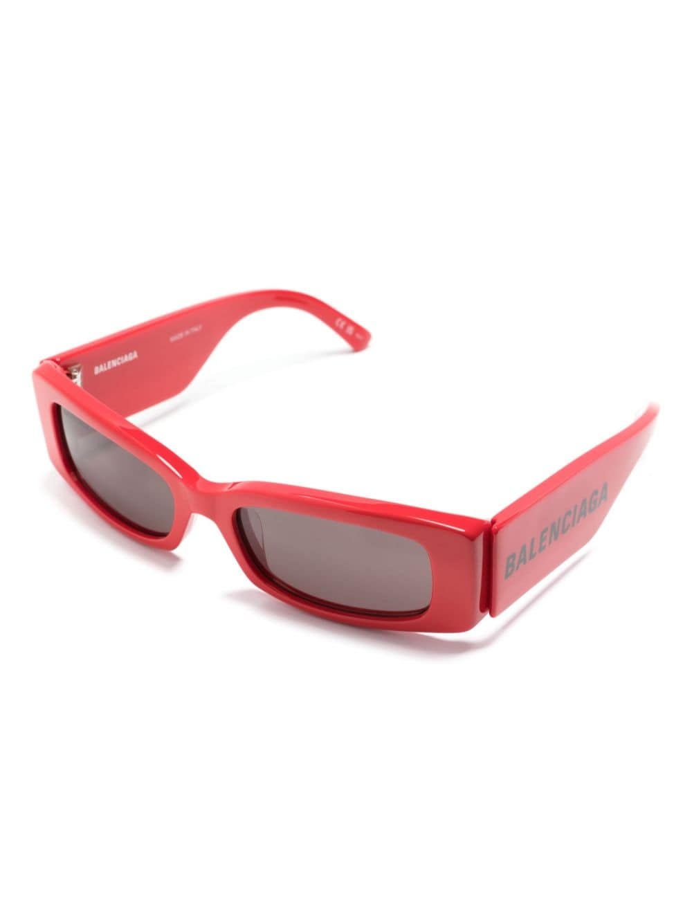 logo-print rectangle-frame sunglasses - 2