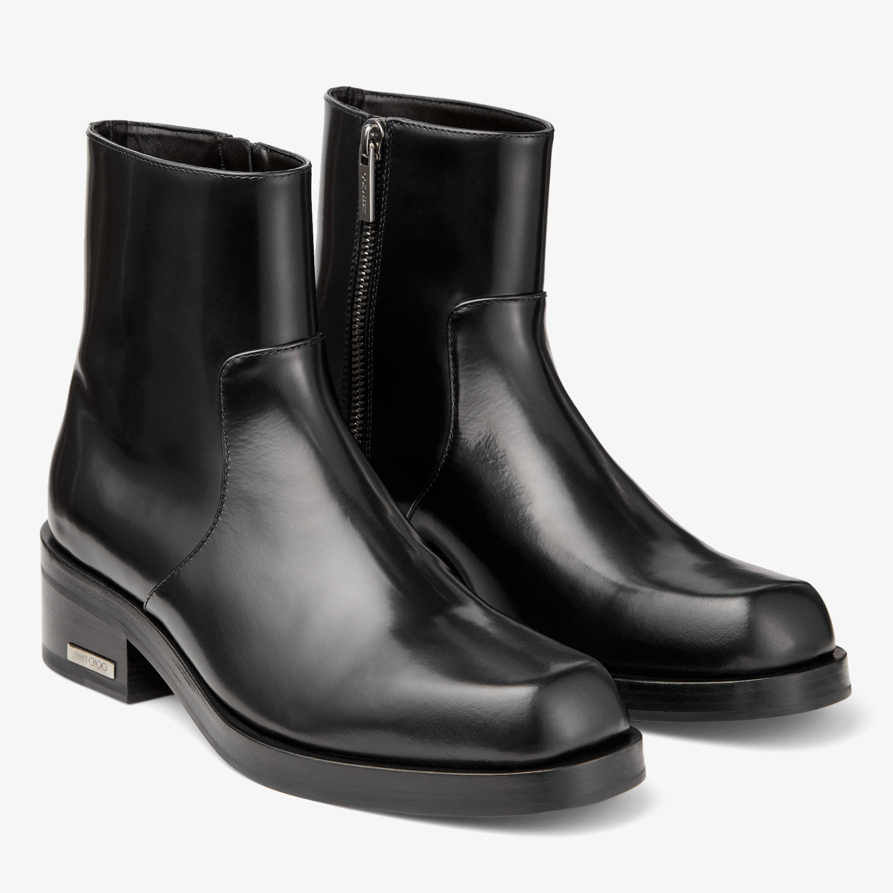 Elias Zip Boot
Black Calf Leather Zip Boots - 2