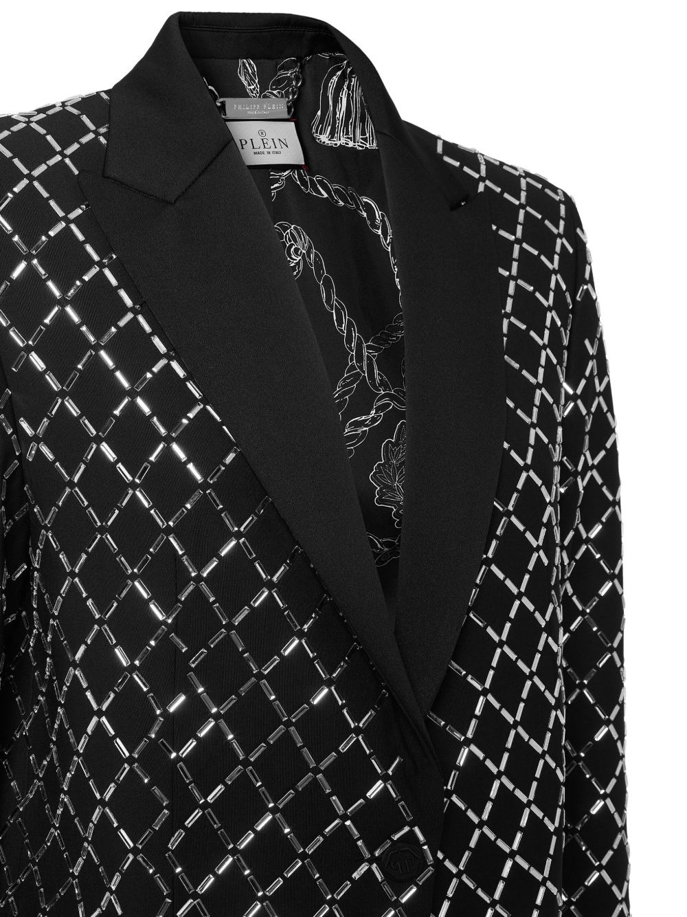 Crystal Rhombus blazer - 3