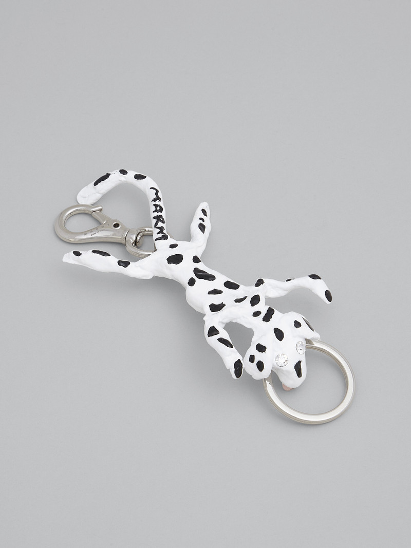 PLAYFUL WHITE KEYRING 3